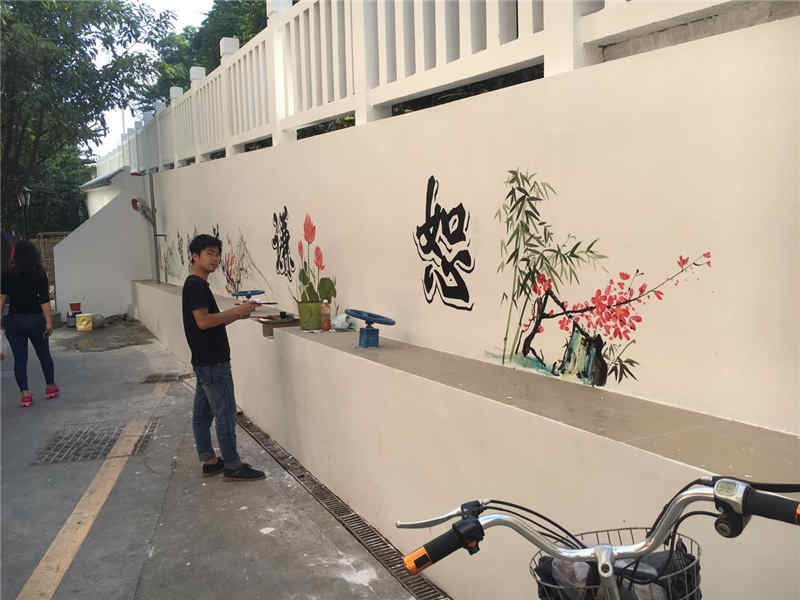 深圳上雪村文化墙