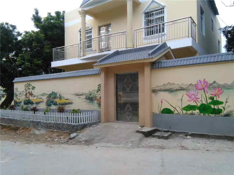 肇庆峰剑村文化墙彩绘