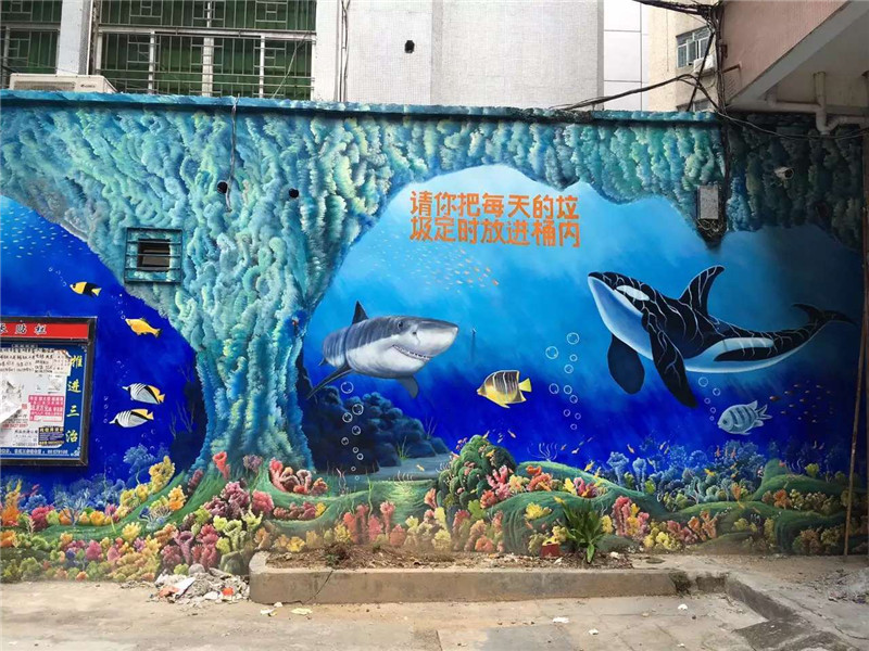 珠海文化墙彩绘