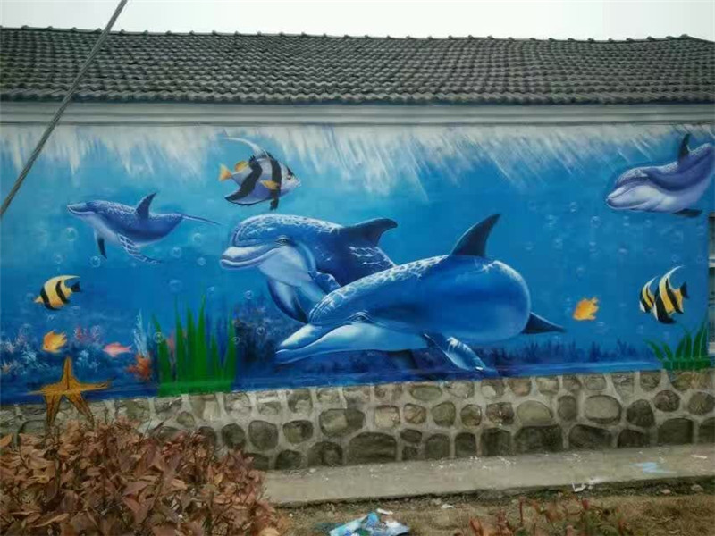 珠海文化墙彩绘
