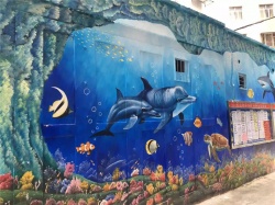 珠海文化墙彩绘