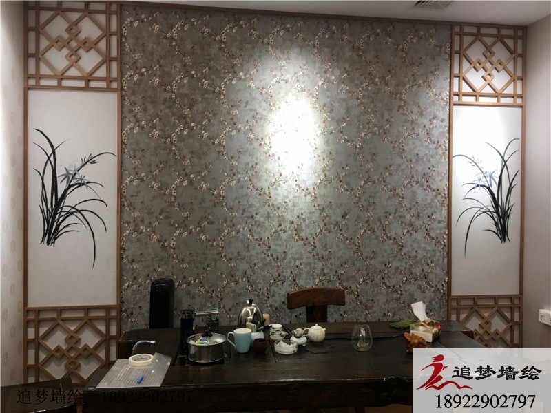 艾是墙绘手绘墙画