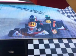 赛车场彩绘【手绘墙画】