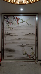 别墅背景墙 【墙绘公司】