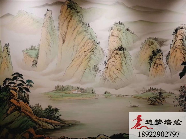 菲蓝酒店墙绘