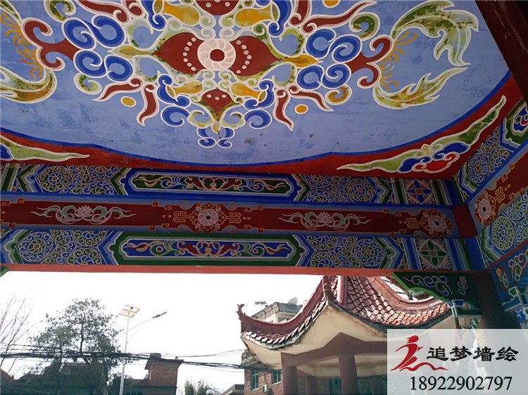 封开古建筑彩绘