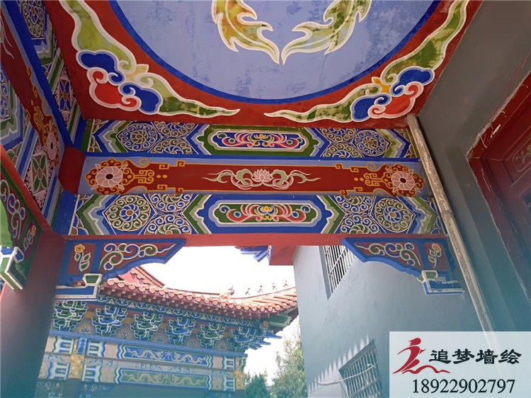 封开古建筑彩绘
