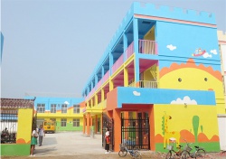 七彩乐迪幼儿园墙绘