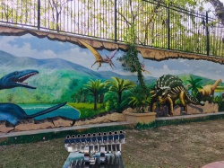 侏罗纪公园彩绘