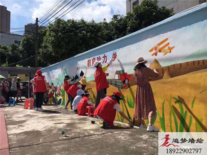 佛山禅城义工壁画
