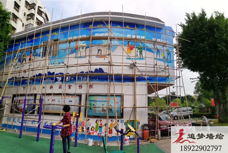 东莞石排太和社区彩绘