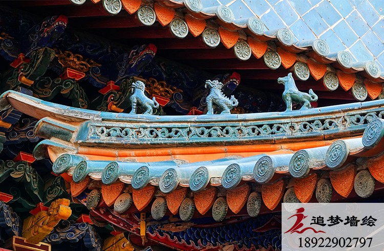 古建筑彩绘珠海香洲